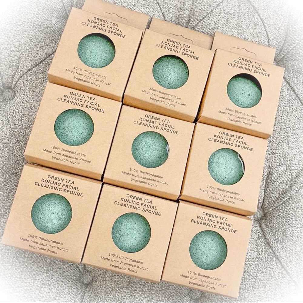 🌳Green Tea Konjac Facial Cleansing Sponge🌳